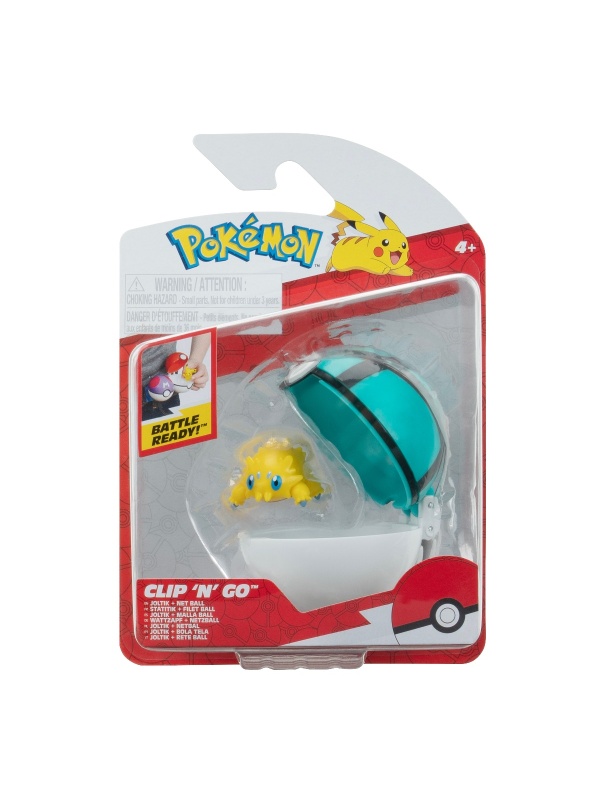Pokemon - Set 2 figurine Clip n Go, Joltik with Net Ball W18