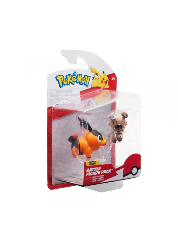 Pokemon - Set 2 figurine de actiune, (Tepig & Rockruff) S14