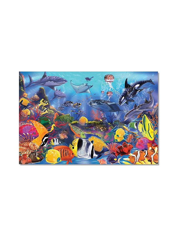 Puzzle de podea Viata subacvatica Melissa and Doug