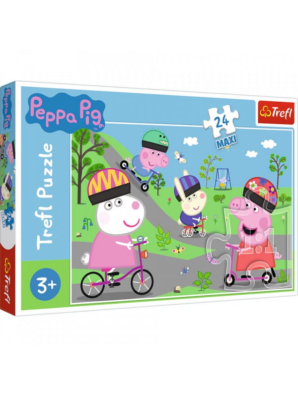 Puzzle trefl 24 maxi purcelusa peppa pig