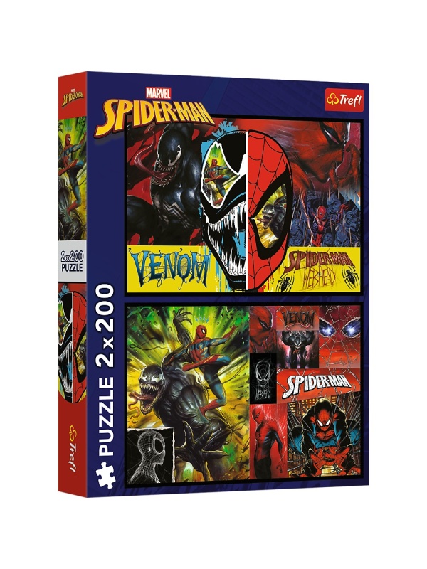 PUZZLE TREFL 2X200 SPIDER MAN ZI SI NOAPTE