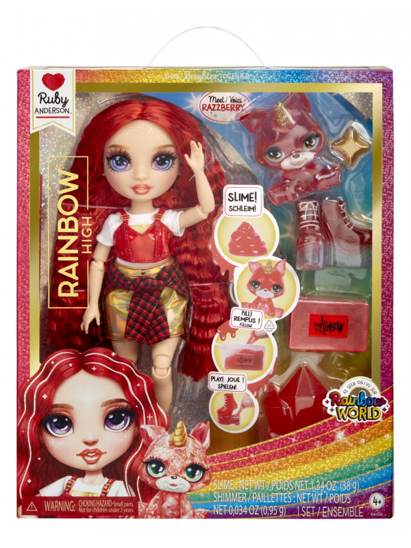 RAINBOW HIGH PAPUSA RUBY ANDERSON