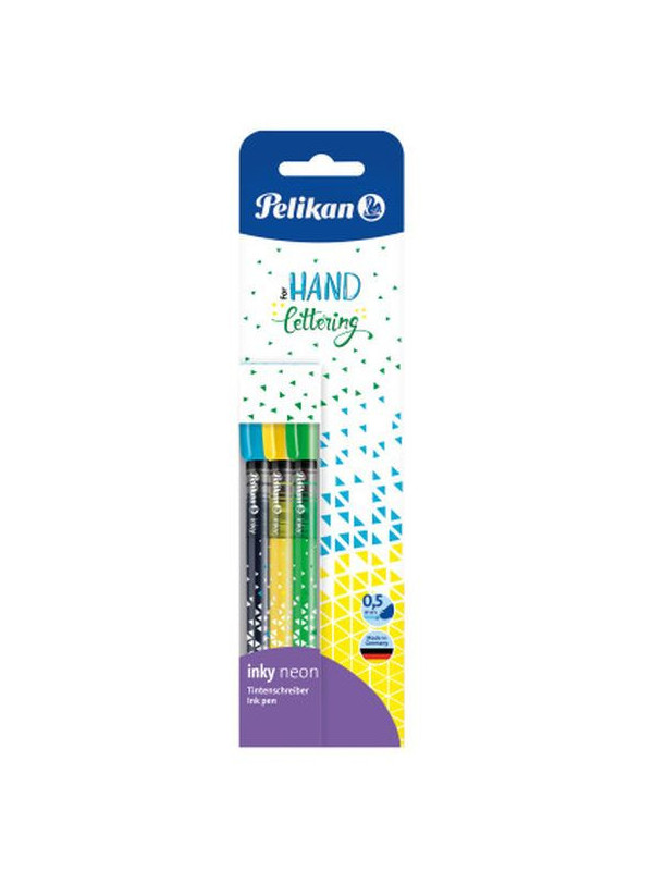 ROLLER INKY NEON SET 3 BLISTER