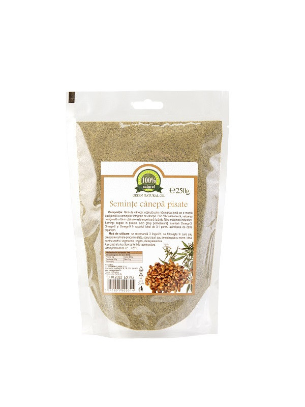 SEMINTE DE CANEPA PISATE 250GR