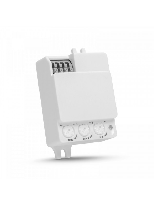 Senzor de mișcare ascuns încorporat - 360° - 5,8 Ghz - max 10 m - max 1200W - IP20