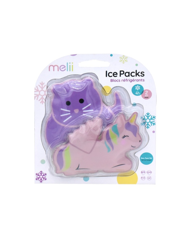 SET 2 PACHETE GEL TERMIC MELII MODEL UNICORN PISICA
