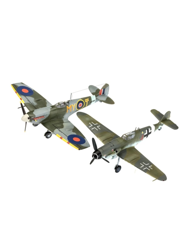 Set aeromodele Messerschmitt Bf109G-10 & Spitfire Mk.V