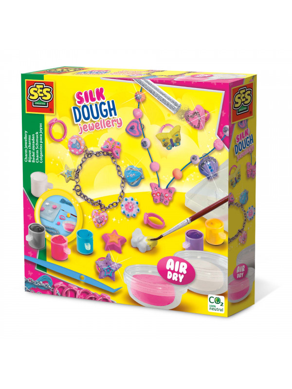 Set creativ copii - Creez bijuterii din plastilina