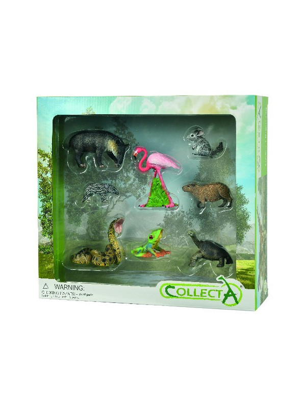 Set de 8 figurine pictate manual Wild Life