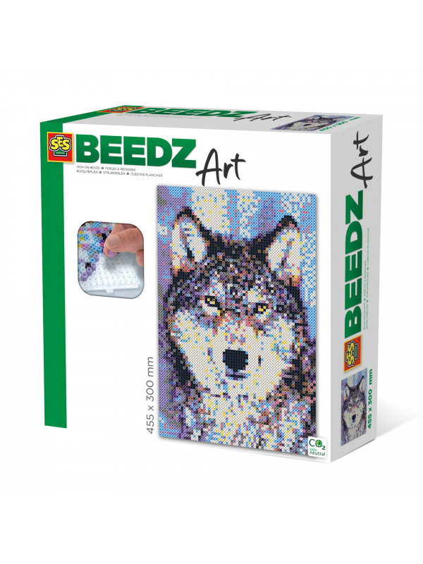 Set margele de calcat Beedz art - Lup