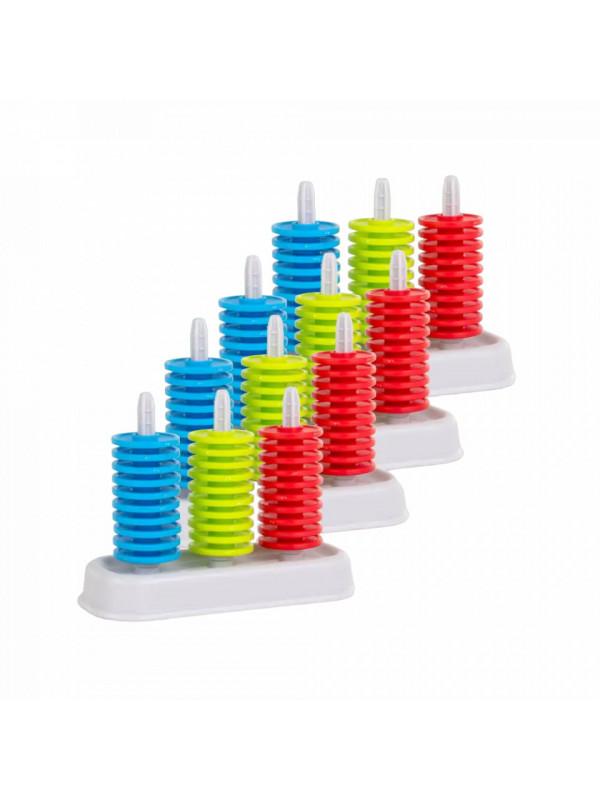 Set STEM de 4 numaratori cu cate 30 jetoane colorate
