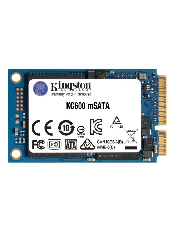 SSD Kingston KC600, 512GB, mSATA