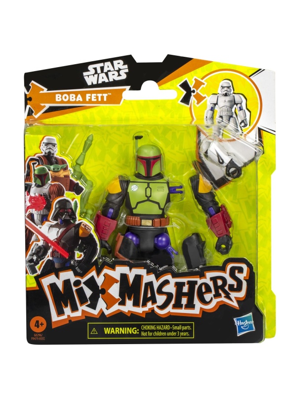 STAR WARS MIX MASHERS SET FIGURINA BOBA FETT 12CM SI ACCESORII