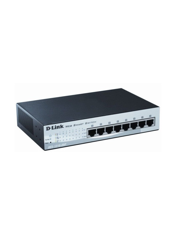 Switch D-Link DES-1210-08P, 8 Port 10/100