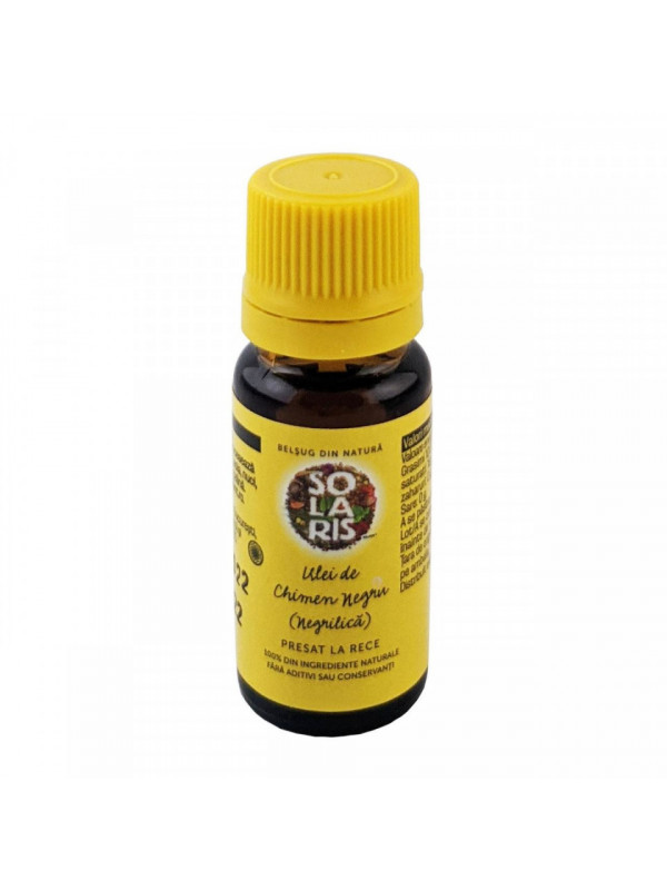 Ulei chimen negru(negrilica) presat la rece 10ml solaris
