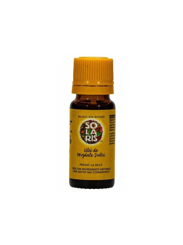 Ulei migdale dulci presat la rece 10ml solaris