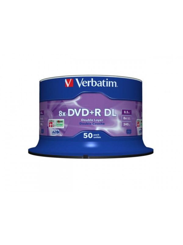 Verbatim dvd+r double layer sp50 8x