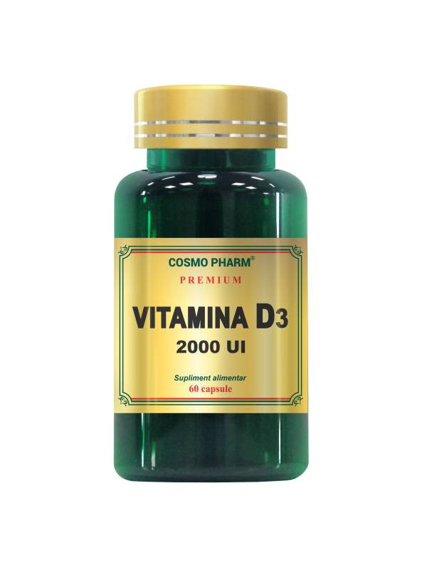 VITAMINA D3 2000UI 60CPS