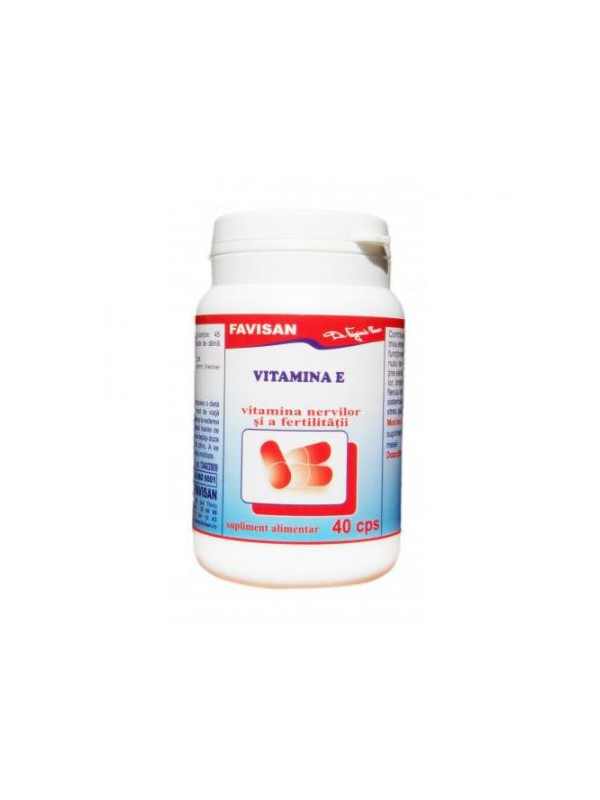 VITAMINA E 40cps FAVISAN