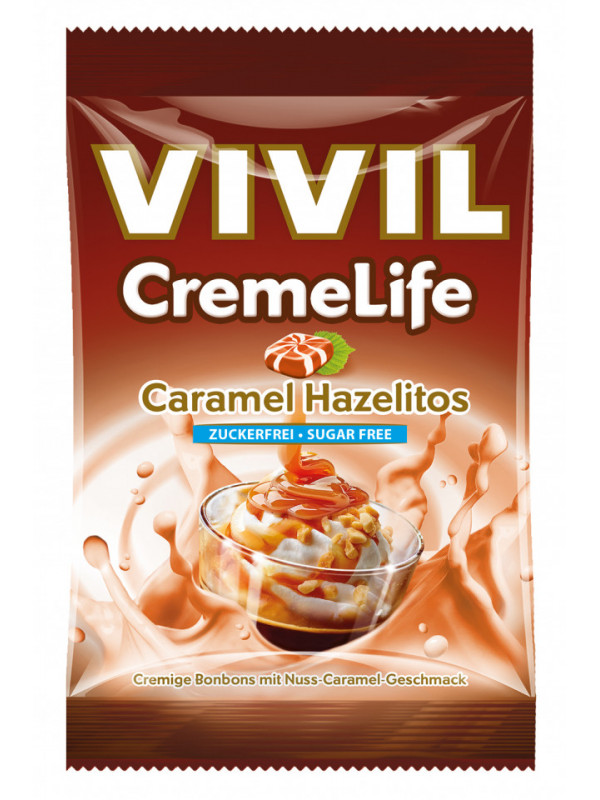 Vivil creme life caramel+alune f.zahar 110gr