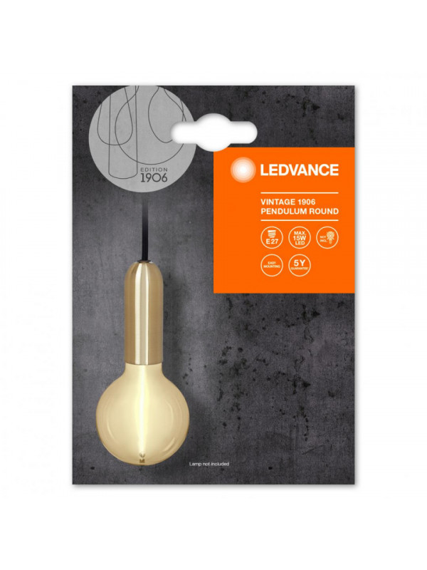 1906 pendulum round e27 gd ledv