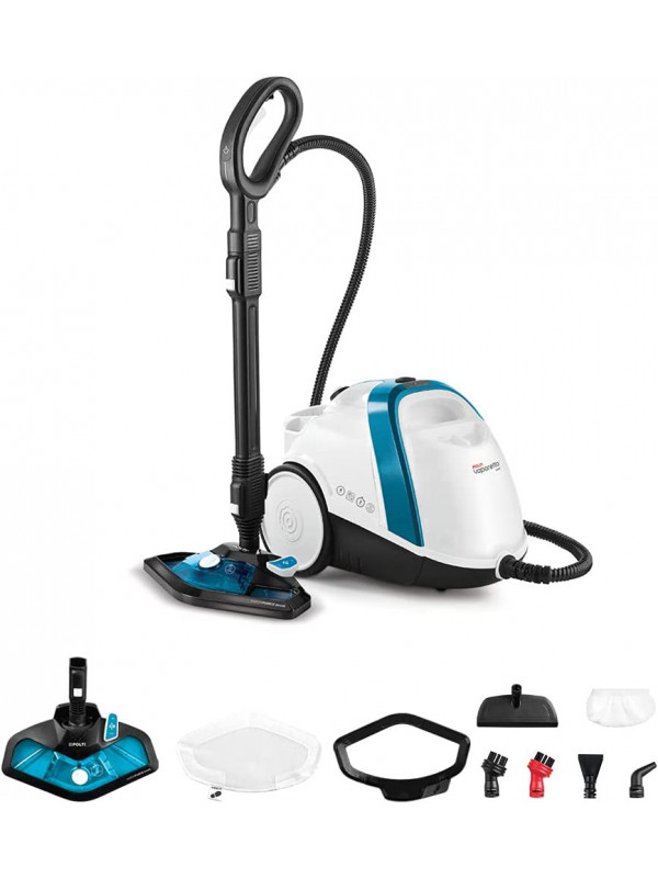 Aparat de Curatat cu Abur Vaporetto Smart 100_B, 1500 W, 2 l, 4 Bar, 110 gr min, Alb Albastru