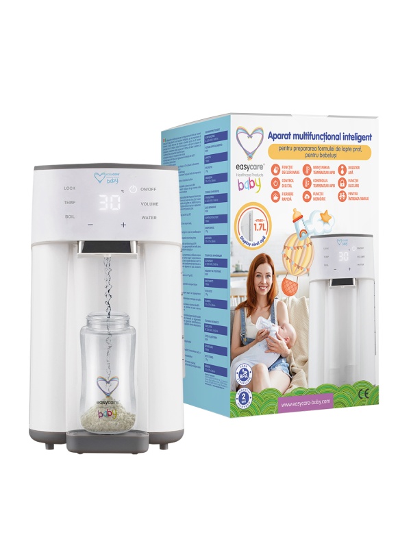 Aparat multifunctional inteligent pentru prepararea formulei de lapte praf EASYCARE BABY