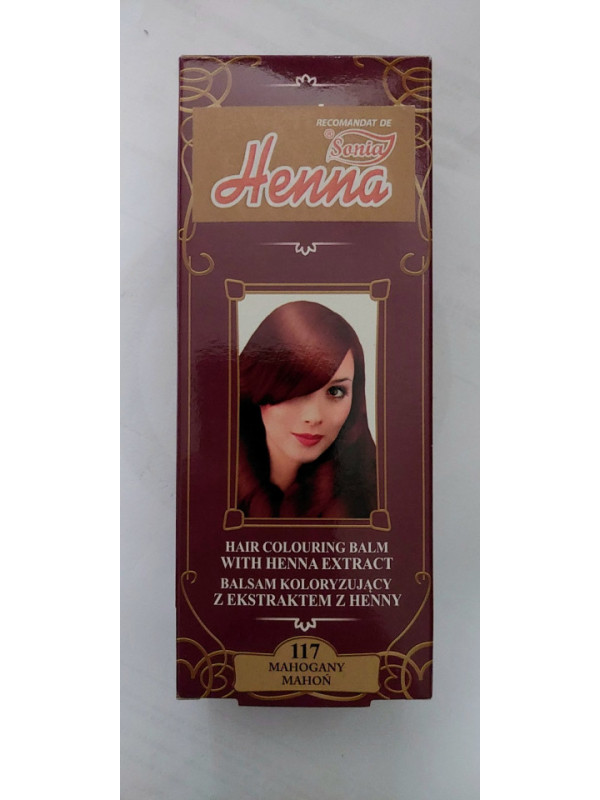 Balsam colorant par henna sonia nr.117 - mahon 75gr kian cosmetics