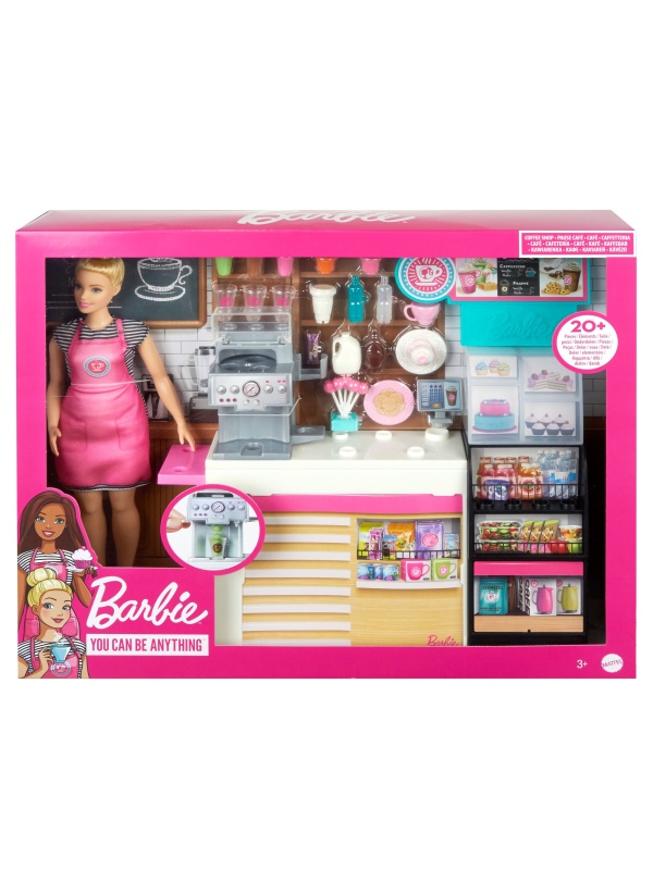 BARBIE SET CAFENEA CU 20 DE ACCESORII
