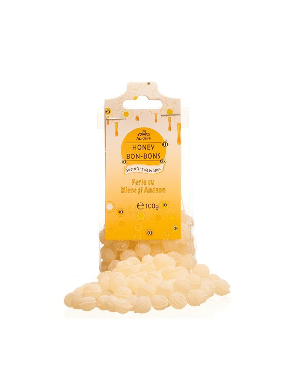 Bomboane perle cu miere si anason 100g apidava