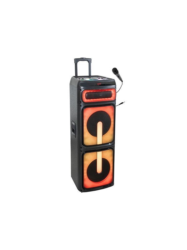 BOXA PORTABILA 2X10"/25CM 400W RMS CU USB/SD/BLUETOOTH
