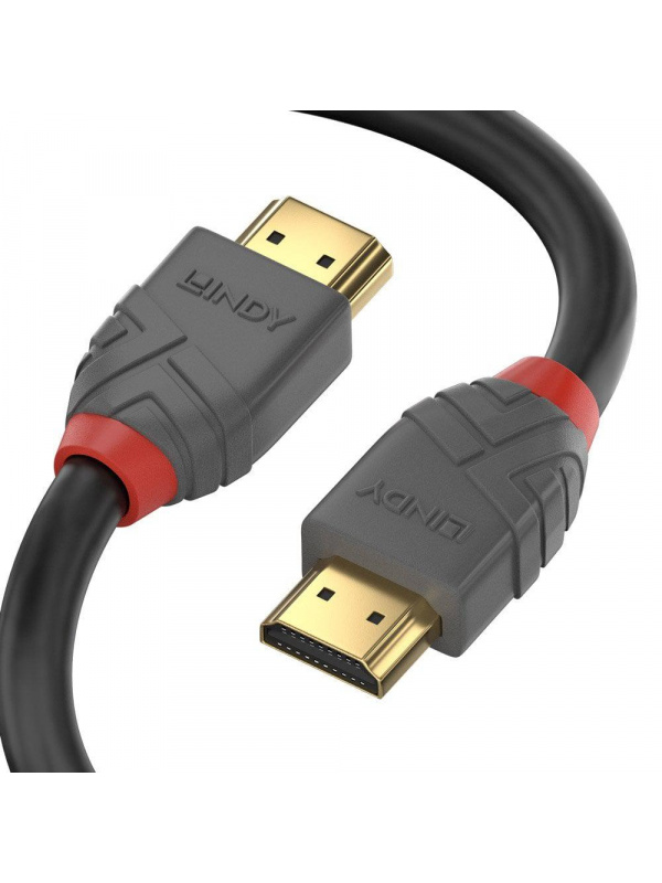 Cablu Lindy 0.3m High Speed HDMI, Anthra