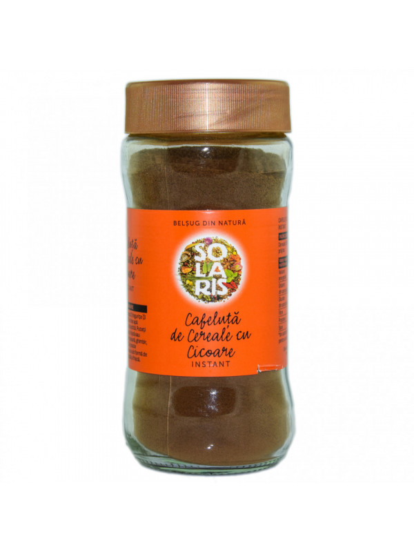 Cafeluta de cereale si cicoare instant borcan 100gr solaris
