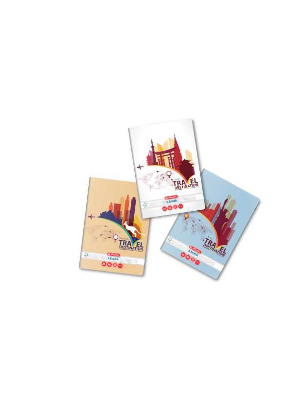 Caiet a4 60f patratele travel