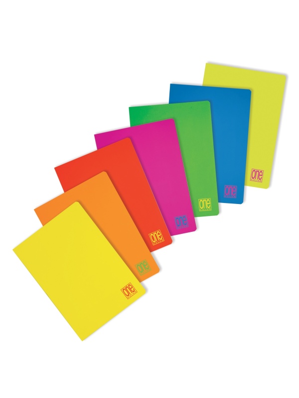 Caiet A4 cu Jolly Page - One Color Fluo, 80 g/m2, 40 pag. (Matematica)