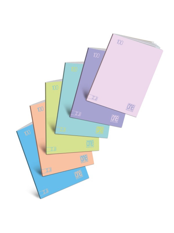 Caiet A4 cu Jolly Page - One Color Pastel All you can write, 100 g/m2, 48 pag. (Dictando)