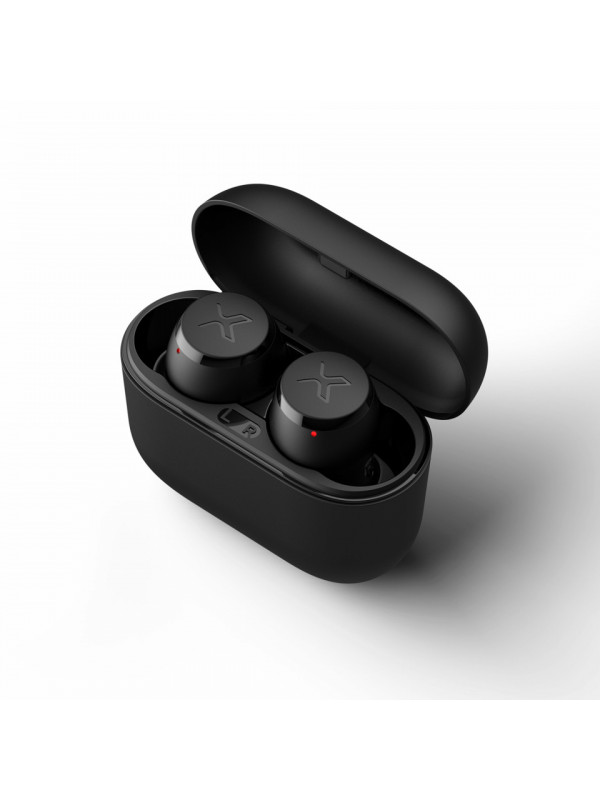 CASTI Edifier, wireless, intraauriculare - butoni, pt smartphone, microfon pe casca, conectare prin Bluetooth 5.0, negru, "TWSX3-BK"