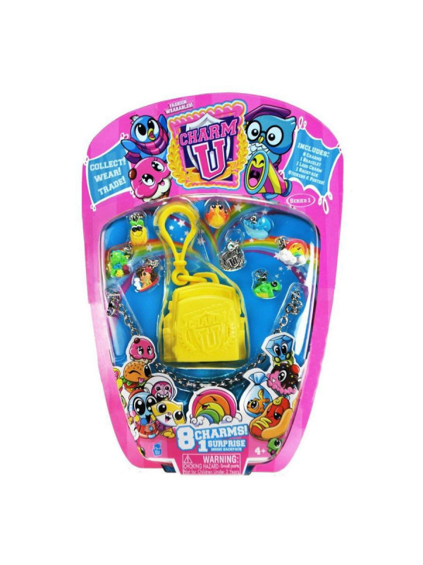 Charm U - Set de joaca bratara si accesorii, 8 talismane