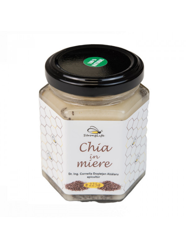 Chia in miere by Dr. Ing. Cornelia Dostetan Abalaru apicultor - 225g