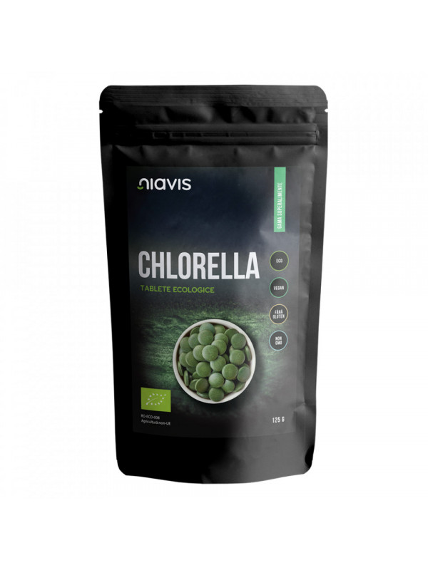CHLORELLA TABLETE ECOLOGICE 125GR