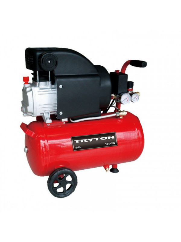 COMPRESOR AER CU ULEI - 8BAR / 206L/MIN / 1500W / 24L