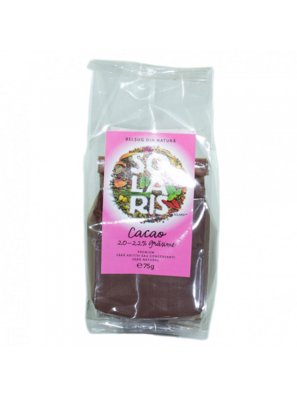CONDIMENT-CACAO 20-22% grasime 75g SOLARIS