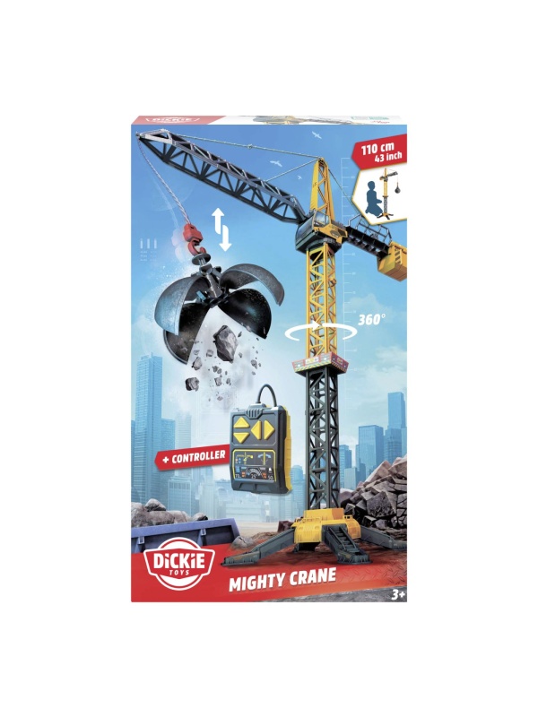 DICKIE MACARA MIGHTY CRANE 110CM ROTATIE 360 CU TELECOMANDA
