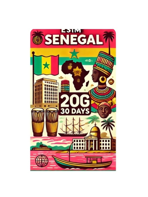 eSIM Senegal 20GB 30Days Standard