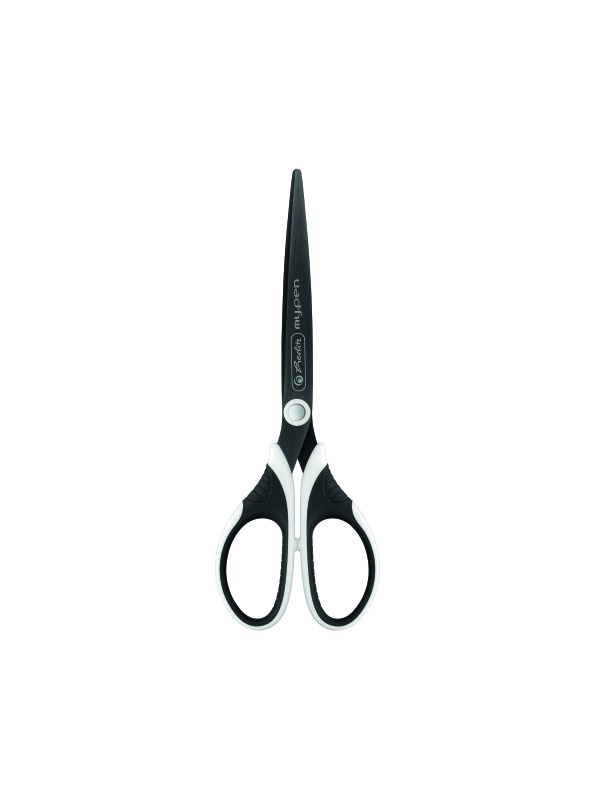 FOARFECA MY.PEN STANGACI VARF ASCUTIT 18 CM ALB/NEGRU BLISTER