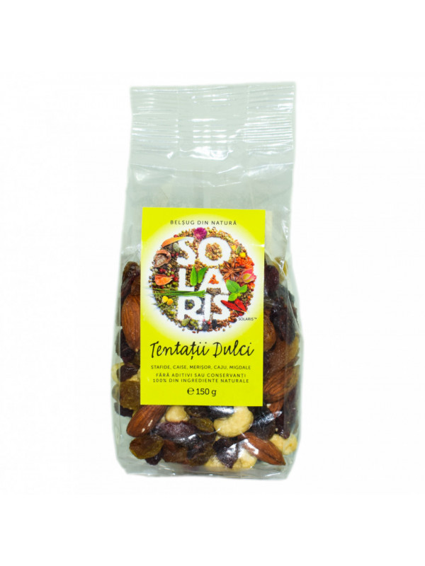 FRUCTE USCATE - TENTATII DULCI 150gr SOLARIS