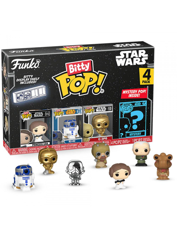 Funko Bitty POP: Star Wars- Leia 4PK