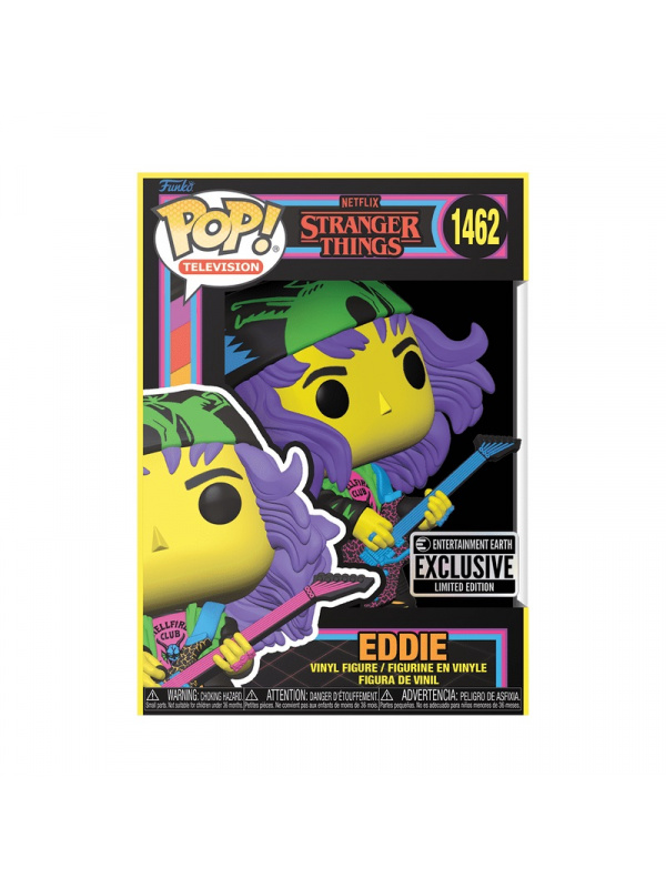 Funko POP TV: ST S4- Hunter Eddie w/Guitar??(BLKLT)