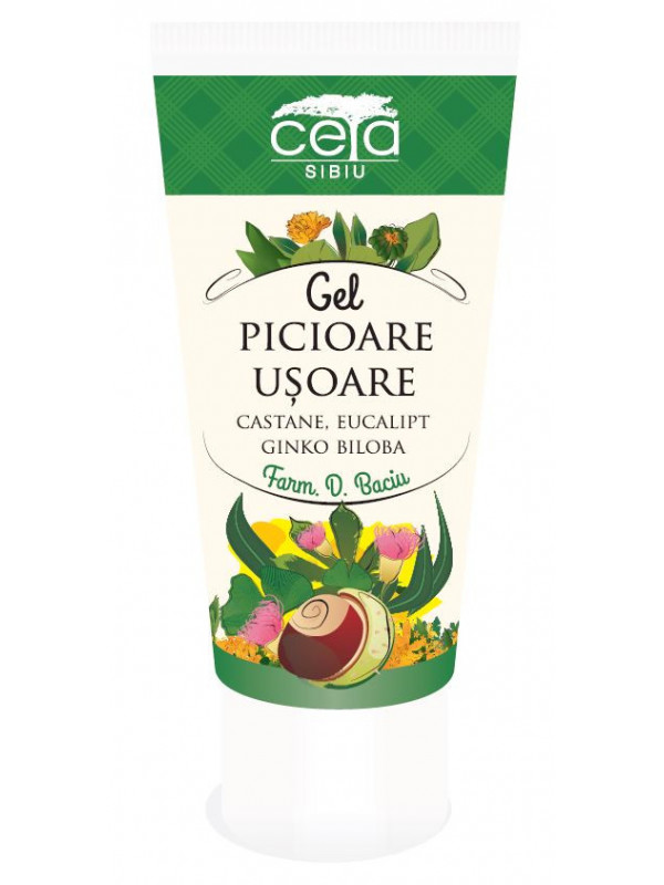 Gel picioare usoare 50ml ceta