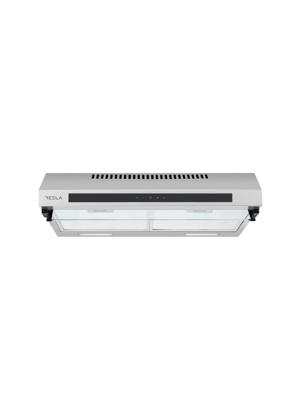 Hota traditionala Tesla DB601AXB, 3 trepte, 60cmTouch control, LED 2x2W, 2 motoare, inox/neg